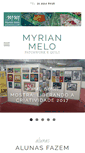 Mobile Screenshot of myrianmelo.art.br